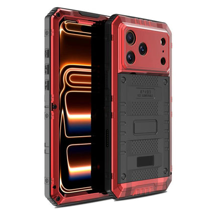 Four-proof Metal Hybrid Silicone Phone Case, For iPhone 17 Pro Max, For iPhone 17 Pro, For iPhone 17, For iPhone Air