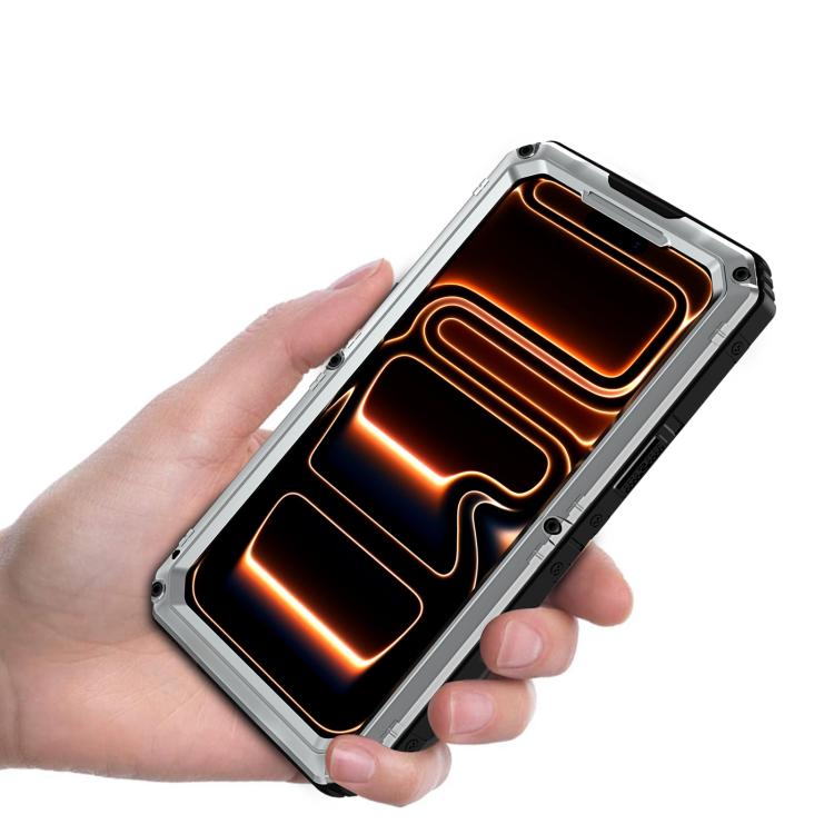 Four-proof Metal Hybrid Silicone Phone Case, For iPhone 17 Pro Max, For iPhone 17 Pro, For iPhone 17, For iPhone Air