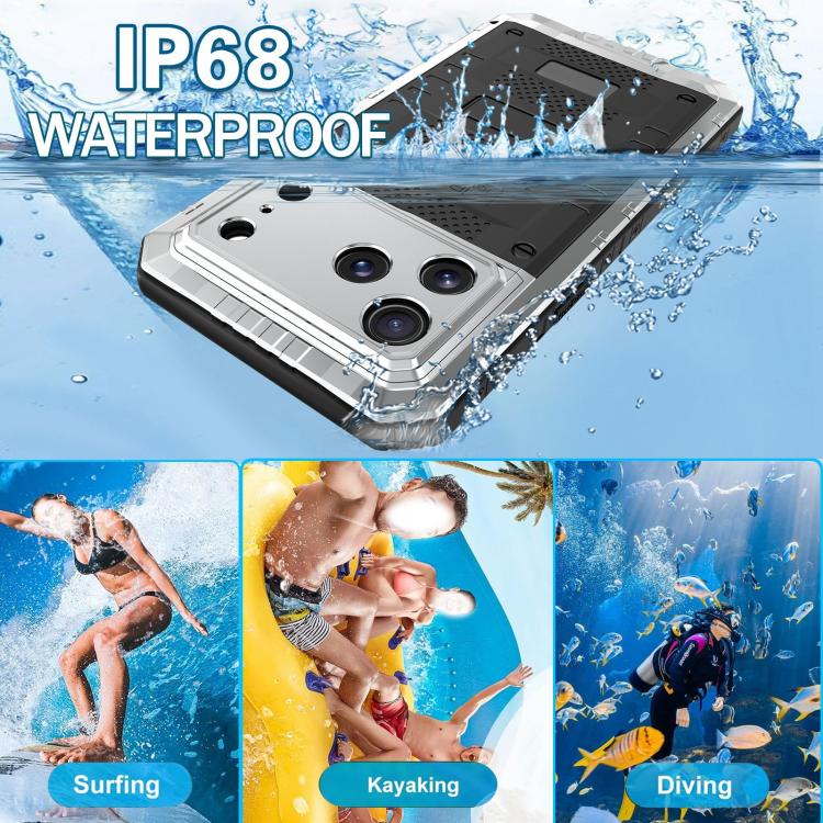 Four-proof Metal Hybrid Silicone Phone Case, For iPhone 17 Pro Max, For iPhone 17 Pro, For iPhone 17, For iPhone Air