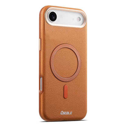 ESEBLE L2 Litchi Texture Metal Lens Magnetic Phone Case, For iPhone 17 Pro Max, For iPhone 17 Pro, For iPhone 17, For iPhone Air, For iPhone 16 Pro Max, For iPhone 16 Pro, For iPhone 16, For iPhone 15 Pro Max