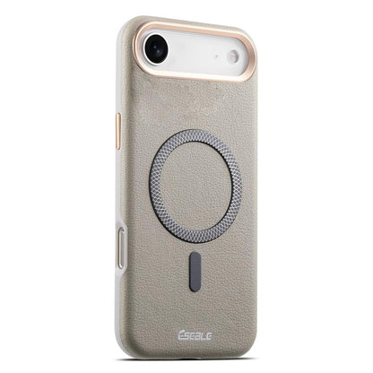 ESEBLE L2 Litchi Texture Metal Lens Magnetic Phone Case, For iPhone 17 Pro Max, For iPhone 17 Pro, For iPhone 17, For iPhone Air, For iPhone 16 Pro Max, For iPhone 16 Pro, For iPhone 16, For iPhone 15 Pro Max