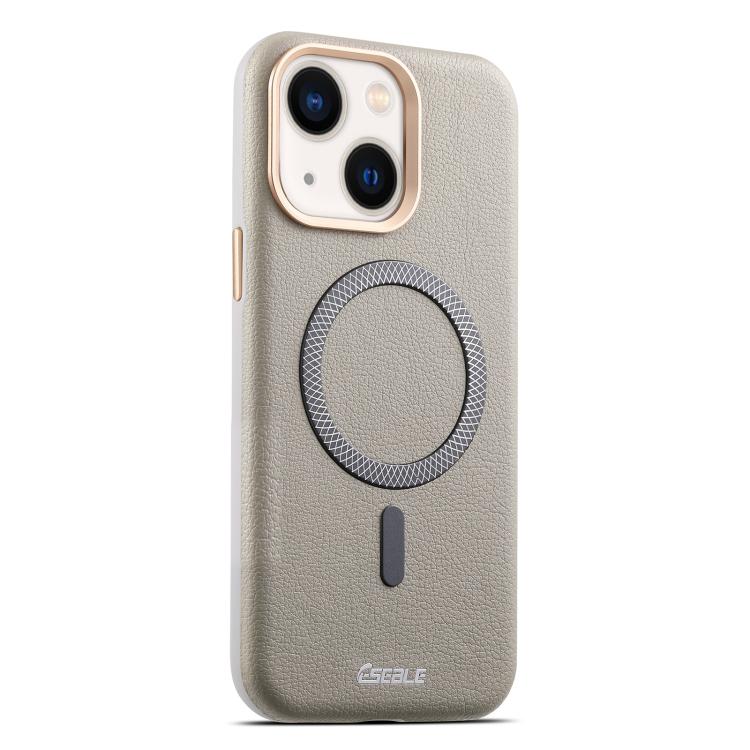 ESEBLE L2 Litchi Texture Metal Lens Magnetic Phone Case, For iPhone 15 Pro, For iPhone 15, For iPhone 14 / 13, For iPhone 14 Pro, For iPhone 14 Pro Max, For iPhone 13 Pro Max, For iPhone 13 Pro