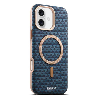 ESEBLE L3 Triangular Shield Metal Lens Magnetic Phone Case, For iPhone 17, For iPhone 16 Pro Max, For iPhone 16 Pro, For iPhone 16, For iPhone 15 Pro Max, For iPhone 15 Pro