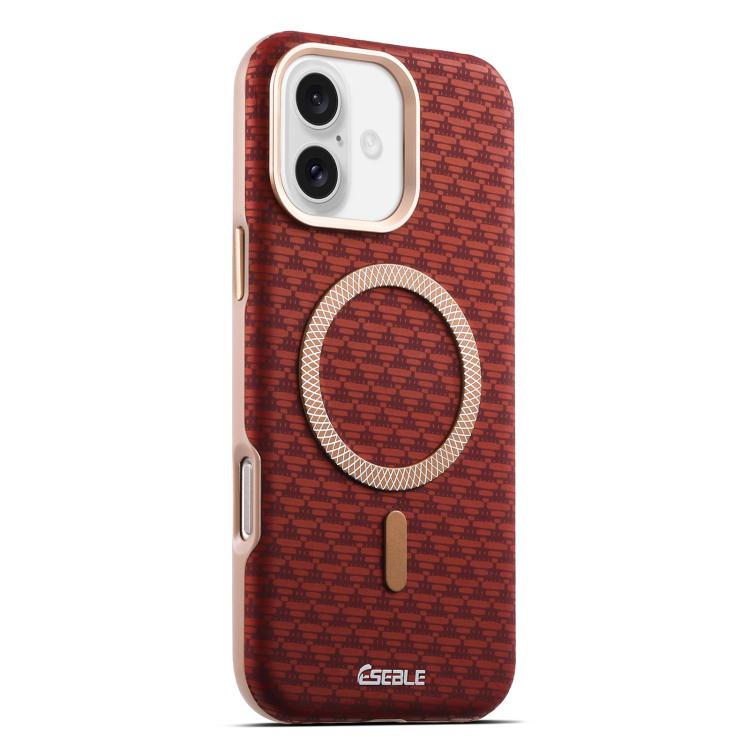 ESEBLE L3 Triangular Shield Metal Lens Magnetic Phone Case, For iPhone 17, For iPhone 16 Pro Max, For iPhone 16 Pro, For iPhone 16, For iPhone 15 Pro Max, For iPhone 15 Pro