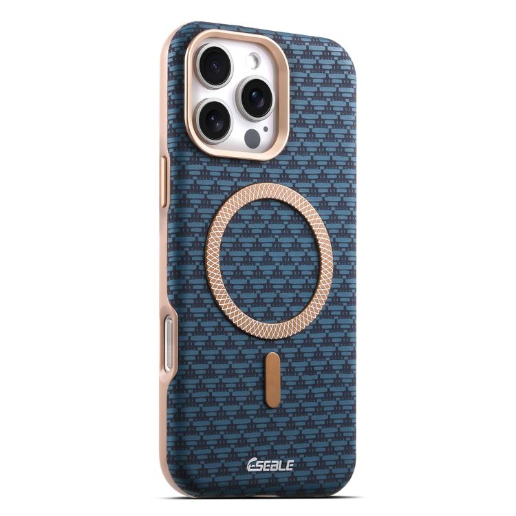 ESEBLE L3 Triangular Shield Metal Lens Magnetic Phone Case, For iPhone 17, For iPhone 16 Pro Max, For iPhone 16 Pro, For iPhone 16, For iPhone 15 Pro Max, For iPhone 15 Pro