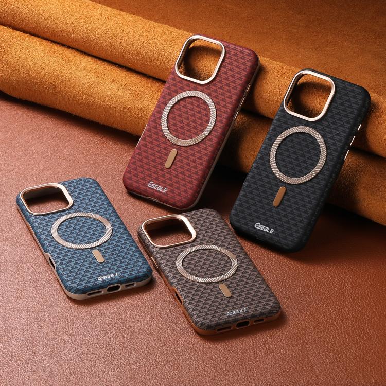 ESEBLE L3 Triangular Shield Metal Lens Magnetic Phone Case, For iPhone 17, For iPhone 16 Pro Max, For iPhone 16 Pro, For iPhone 16, For iPhone 15 Pro Max, For iPhone 15 Pro