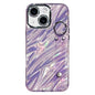 Plating Ripples Texture Wristband Holder TPU Phone Case with Lens Film, For iPhone 15 Pro Max, For iPhone 15 Pro, For iPhone 15, For iPhone 14, For iPhone 14 Pro, For iPhone 14 Pro Max, For iPhone 13 Pro Max, For iPhone 13 Pro
