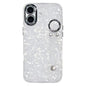 Plating Shell Texture Wristband Holder TPU Phone Case with Lens Film, For iPhone 17 Pro Max, For iPhone 17 Pro, For iPhone 17, For iPhone Air, For iPhone 16 Pro Max, For iPhone 16 Pro, For iPhone 16 Plus, For iPhone 16