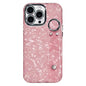 Plating Shell Texture Wristband Holder TPU Phone Case with Lens Film, For iPhone 15 Pro Max, For iPhone 15 Pro, For iPhone 15, For iPhone 14, For iPhone 14 Pro, For iPhone 14 Pro Max, For iPhone 13 Pro Max, For iPhone 13 Pro