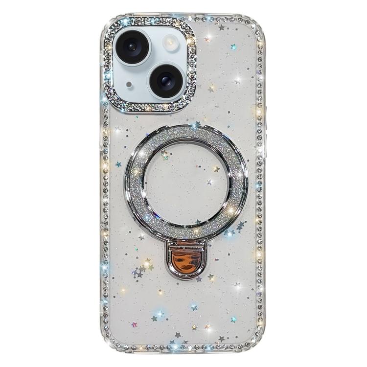 Rhinestone Glitter Kickstand Dual-side IMD Phone Case, For iPhone 15 Pro Max, For iPhone 15 Pro, For iPhone 15, For iPhone 14