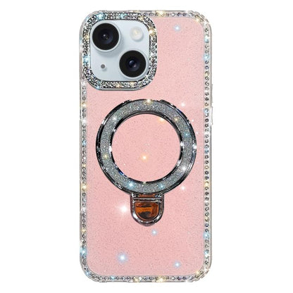 Rhinestone Glitter Kickstand Dual-side IMD Phone Case, For iPhone 15 Pro Max, For iPhone 15 Pro, For iPhone 15, For iPhone 14