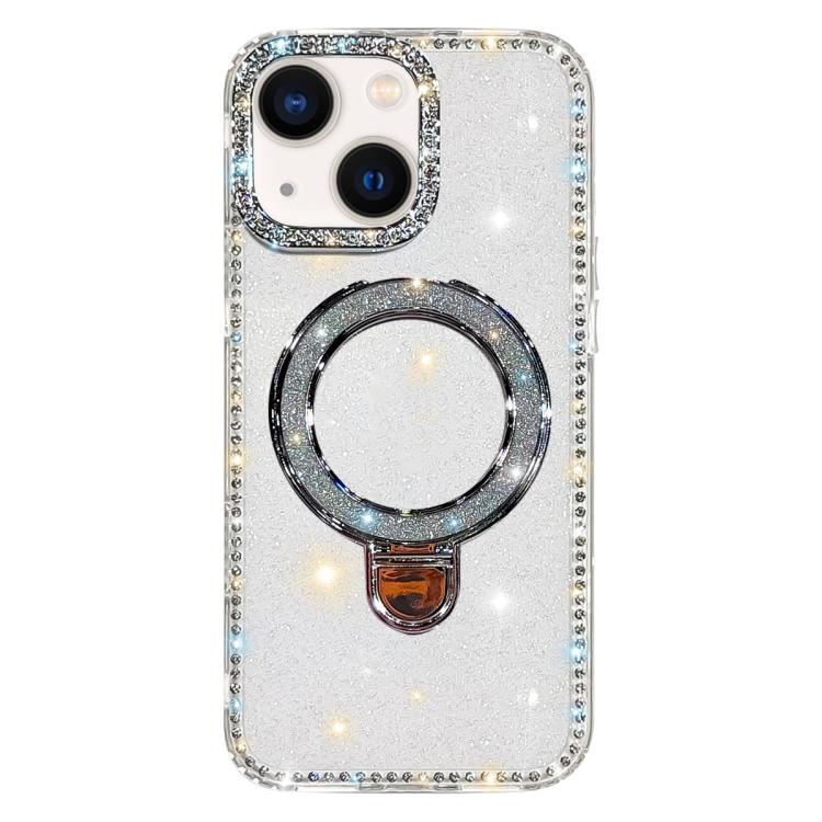 Rhinestone Glitter Kickstand Dual-side IMD Phone Case, For iPhone 15 Pro Max, For iPhone 15 Pro, For iPhone 15, For iPhone 14