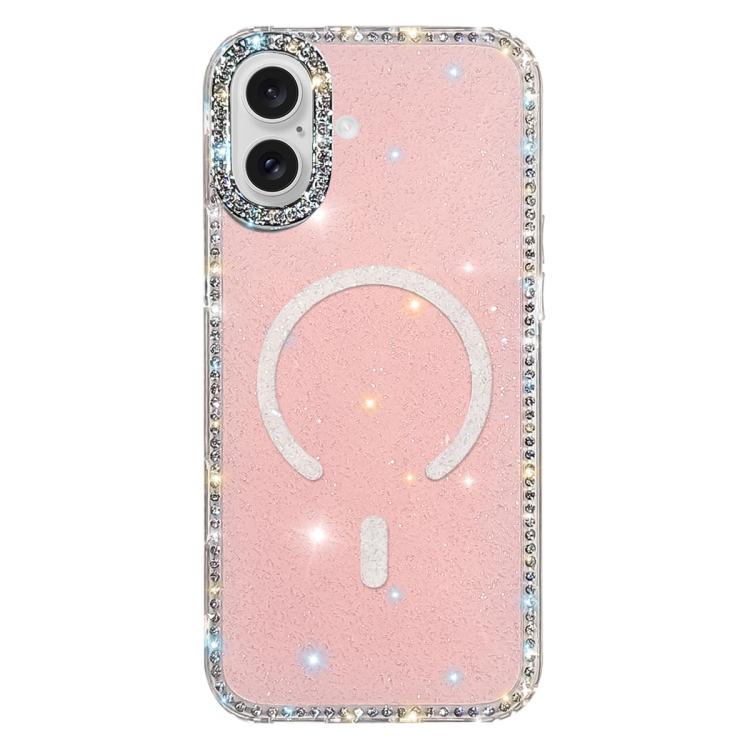 Rhinestone Dual-side IMD PC Hybrid TPU Magnetic Phone Case, For iPhone 17 Pro Max, For iPhone 17 Pro, For iPhone 17, For iPhone Air