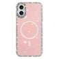 Rhinestone Dual-side IMD PC Hybrid TPU Magnetic Phone Case, For iPhone 16 Pro Max, For iPhone 16 Pro, For iPhone 16 Plus, For iPhone 16