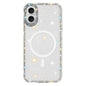 Rhinestone Dual-side IMD PC Hybrid TPU Magnetic Phone Case, For iPhone 16 Pro Max, For iPhone 16 Pro, For iPhone 16 Plus, For iPhone 16