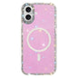 Rhinestone Dual-side IMD PC Hybrid TPU Magnetic Phone Case, For iPhone 16 Pro Max, For iPhone 16 Pro, For iPhone 16 Plus, For iPhone 16