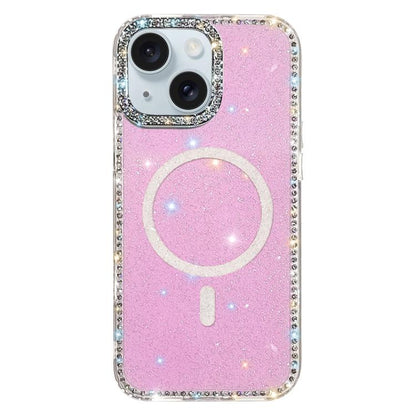 Rhinestone Dual-side IMD PC Hybrid TPU Magnetic Phone Case, For iPhone 15 Pro Max, For iPhone 15 Pro, For iPhone 15, For iPhone 14