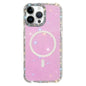Rhinestone Dual-side IMD PC Hybrid TPU Magnetic Phone Case, For iPhone 14 Pro, For iPhone 14 Pro Max, For iPhone 13 Pro Max, For iPhone 13 Pro