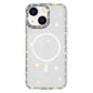 Rhinestone Dual-side IMD PC Hybrid TPU Magnetic Phone Case, For iPhone 13