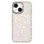 Rhinestone Dual-side IMD PC Hybrid TPU Magnetic Phone Case, For iPhone 13