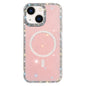 Rhinestone Dual-side IMD PC Hybrid TPU Magnetic Phone Case, For iPhone 13