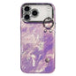 Plating Foil-like Metallic Texture Wristband Holder TPU Phone Case with Lens Film, For iPhone 17 Pro Max, For iPhone 17 Pro, For iPhone 17, For iPhone Air, For iPhone 16 Pro Max, For iPhone 16 Pro, For iPhone 16 Plus, For iPhone 16