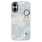 Plating Foil-like Metallic Texture Wristband Holder TPU Phone Case with Lens Film, For iPhone 17 Pro Max, For iPhone 17 Pro, For iPhone 17, For iPhone Air, For iPhone 16 Pro Max, For iPhone 16 Pro, For iPhone 16 Plus, For iPhone 16