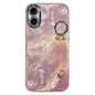 Plating Foil-like Metallic Texture Wristband Holder TPU Phone Case with Lens Film, For iPhone 17 Pro Max, For iPhone 17 Pro, For iPhone 17, For iPhone Air, For iPhone 16 Pro Max, For iPhone 16 Pro, For iPhone 16 Plus, For iPhone 16