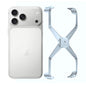 Frameless X-shaped Metal Phone Case, For iPhone 17 Pro Max, For iPhone 17 Pro