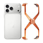 Frameless X-shaped Metal Phone Case, For iPhone 17 Pro Max, For iPhone 17 Pro