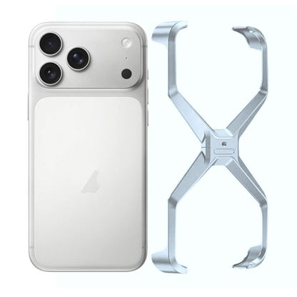 Frameless X-shaped Metal Phone Case, For iPhone 17 Pro Max, For iPhone 17 Pro