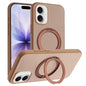Skin Feel Frosted 360 Degree Rotation Holder Magnetic Phone Case, For iPhone 17 Pro Max, For iPhone 17 Pro, For iPhone 17, For iPhone Air