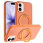 Skin Feel Frosted 360 Degree Rotation Holder Magnetic Phone Case, For iPhone 17 Pro Max, For iPhone 17 Pro, For iPhone 17, For iPhone Air