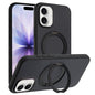 Skin Feel Frosted 360 Degree Rotation Holder Magnetic Phone Case, For iPhone 17 Pro Max, For iPhone 17 Pro, For iPhone 17, For iPhone Air