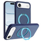 Skin Feel Frosted 360 Degree Rotation Holder Magnetic Phone Case, For iPhone 17 Pro Max, For iPhone 17 Pro, For iPhone 17, For iPhone Air