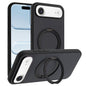 Skin Feel Frosted 360 Degree Rotation Holder Magnetic Phone Case, For iPhone 17 Pro Max, For iPhone 17 Pro, For iPhone 17, For iPhone Air