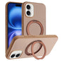 Skin Feel Frosted 360 Degree Rotation Holder Magnetic Phone Case, For iPhone 16 Pro Max, For iPhone 16 Pro, For iPhone 16, For iPhone 15 Pro Max