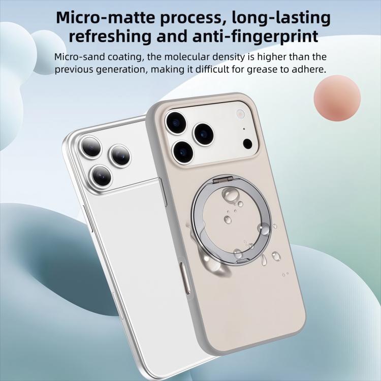 Skin Feel Frosted 360 Degree Rotation Holder Magnetic Phone Case, For iPhone 16 Pro Max, For iPhone 16 Pro, For iPhone 16, For iPhone 15 Pro Max
