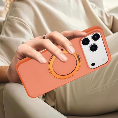 Skin Feel Frosted 360 Degree Rotation Holder Magnetic Phone Case, For iPhone 17 Pro Max, For iPhone 17 Pro, For iPhone 17, For iPhone Air