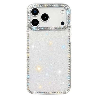 Rhinestone Dual-side IMD PC Hybrid TPU Phone Case, For iPhone 17 Pro Max, For iPhone 17 Pro, For iPhone 17, For iPhone Air