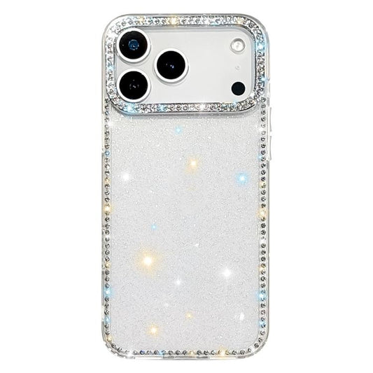 Rhinestone Dual-side IMD PC Hybrid TPU Phone Case, For iPhone 17 Pro Max, For iPhone 17 Pro, For iPhone 17, For iPhone Air