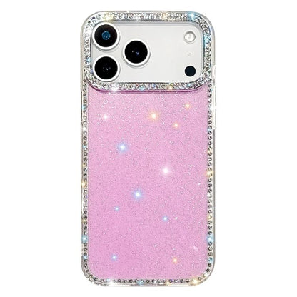 Rhinestone Dual-side IMD PC Hybrid TPU Phone Case, For iPhone 17 Pro Max, For iPhone 17 Pro, For iPhone 17, For iPhone Air