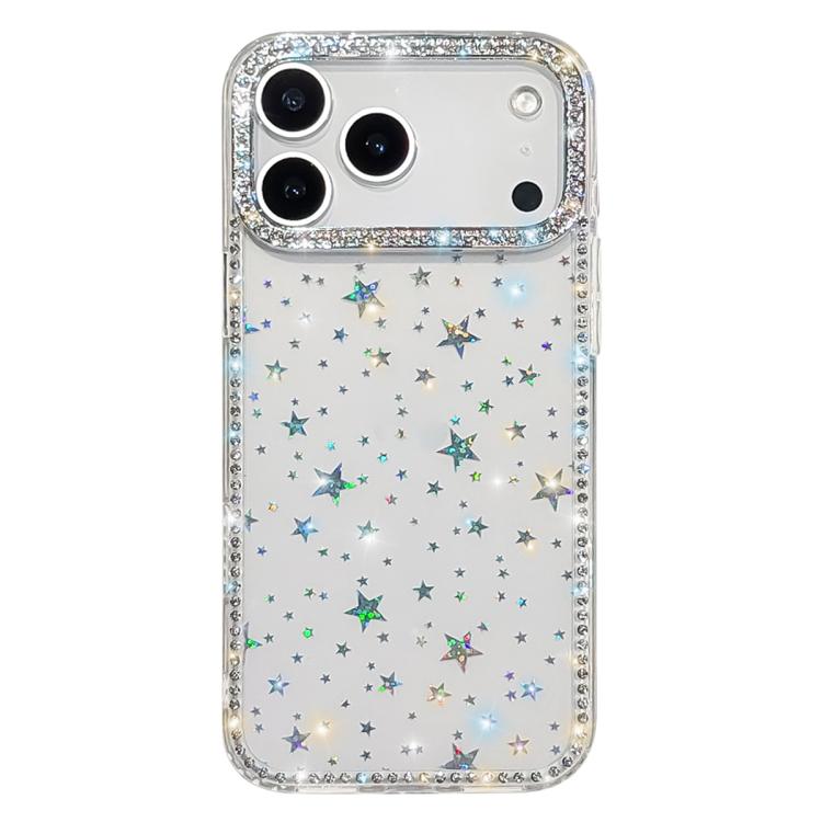 Rhinestone Dual-side IMD PC Hybrid TPU Phone Case, For iPhone 17 Pro Max, For iPhone 17 Pro, For iPhone 17, For iPhone Air
