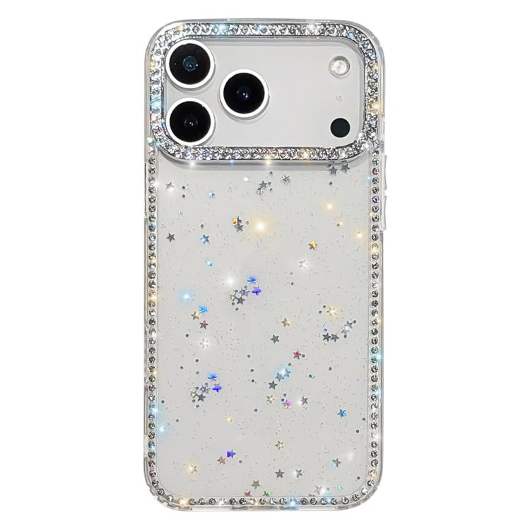 Rhinestone Dual-side IMD PC Hybrid TPU Phone Case, For iPhone 17 Pro Max, For iPhone 17 Pro, For iPhone 17, For iPhone Air