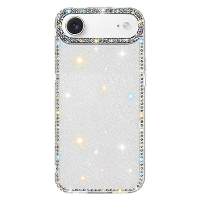 Rhinestone Dual-side IMD PC Hybrid TPU Phone Case, For iPhone 17 Pro Max, For iPhone 17 Pro, For iPhone 17, For iPhone Air