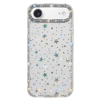Rhinestone Dual-side IMD PC Hybrid TPU Phone Case, For iPhone 17 Pro Max, For iPhone 17 Pro, For iPhone 17, For iPhone Air