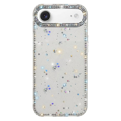 Rhinestone Dual-side IMD PC Hybrid TPU Phone Case, For iPhone 17 Pro Max, For iPhone 17 Pro, For iPhone 17, For iPhone Air