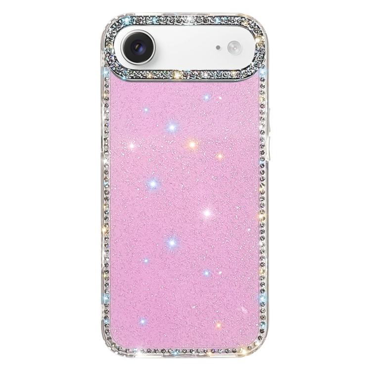 Rhinestone Dual-side IMD PC Hybrid TPU Phone Case, For iPhone 17 Pro Max, For iPhone 17 Pro, For iPhone 17, For iPhone Air