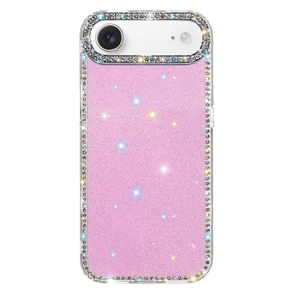 Rhinestone Dual-side IMD PC Hybrid TPU Phone Case, For iPhone 17 Pro Max, For iPhone 17 Pro, For iPhone 17, For iPhone Air