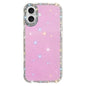 Rhinestone Dual-side IMD PC Hybrid TPU Phone Case, For iPhone 16 Pro Max, For iPhone 16 Pro, For iPhone 16 Plus, For iPhone 16